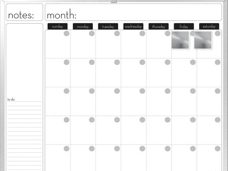 Board Dudes 16 x 20 Inches Aluminum Framed Magnetic Dry-Erase Calendar  Includes For Discount