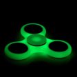 Glow in the Dark Luminous Fidget Hand Finger Tri Spinner Stress Toy Colors Fashion