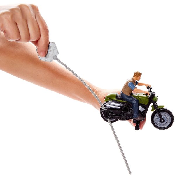 Jurassic World Rip-Run Owen and Motorcycle Action Figure For Cheap