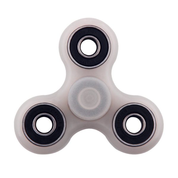 Glow in the Dark Luminous Fidget Hand Finger Tri Spinner Stress Toy Colors Fashion