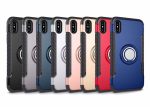 iPhone X Case Ring Holder Kickstand Function 360 Degree Rotating Ring Holder Grip Case TPU Fashion