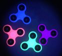 Glow in the Dark Luminous Fidget Hand Finger Tri Spinner Stress Toy Colors Fashion