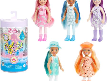 Barbie Color Reveal Chelsea Doll With 6 Surprises, Color Change And Accessories, Sunshine And Sprinkle Online Hot Sale