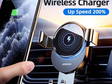 15W Smart Vehicle-Mounted Wireless Charger for iPhone Samsung Online Hot Sale