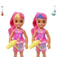 Barbie Color Reveal Chelsea Doll with 6 Surprises, Color Change and Accessories, Neon Tie-Dye Series For Sale