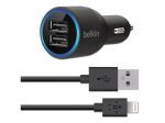 Belkin Auto Adapter 2 port car charger sync cable Sale