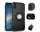 iPhone X Case Ring Holder Kickstand Function 360 Degree Rotating Ring Holder Grip Case TPU Fashion