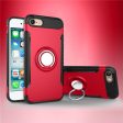 iPhone 8 plus  Case Ring Holder Kickstand Function 360 Degree Rotating Ring Holder Grip Case TPU Online Sale