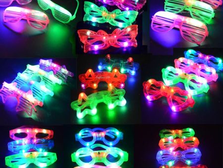 12-Pack LED Light up Glasses for Kids Halloween Party Favors For Cheap