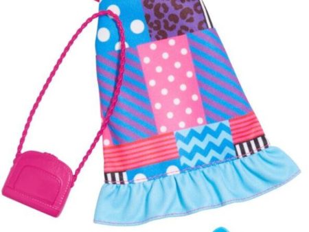 Barbie Complete Look Multi Pattern Dress with Accessories Online