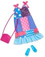 Barbie Complete Look Multi Pattern Dress with Accessories Online