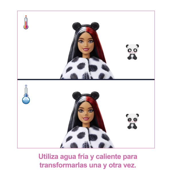 Barbie Cutie Reveal Doll with Panda Plush Costume & 10 Surprises Including Mini Pet & Color Change Discount