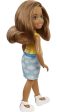 Barbie Chelsea Doll (6-inch Brunette) Wearing Skirt with Cloud Print and White Shoes For Discount