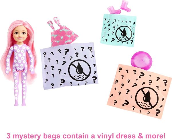 Barbie Color Reveal Chelsea Doll With 6 Surprises, Color Change And Accessories, Sunshine And Sprinkle Online Hot Sale