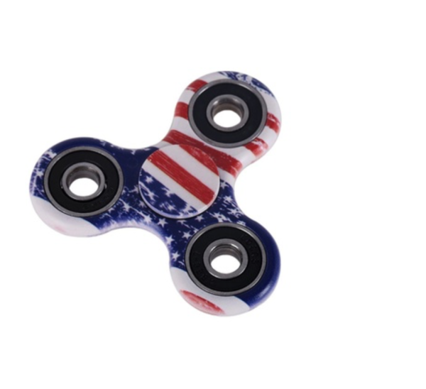 Fidget Toy Hand Spinner America flag Stress Reducer Relieve Anxiety and Boredom Hot on Sale