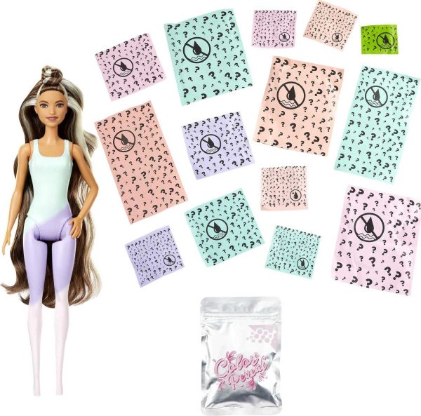 Barbie Color Reveal Doll with 7 Surprises, Color Change and Accessories Supply