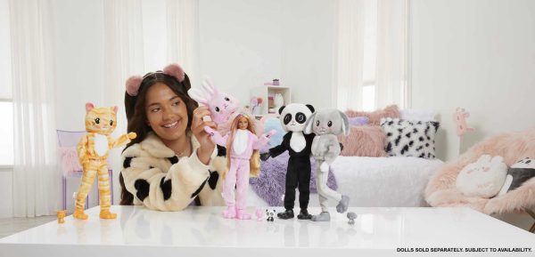 Barbie Cutie Reveal Doll with Panda Plush Costume & 10 Surprises Including Mini Pet & Color Change Discount