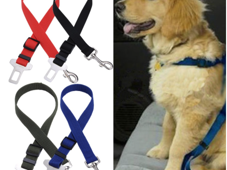 Dog Pet Car Safety Seat Belt Harness Restraint Lead Adjustable Supply