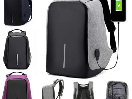 Anti-theft Backpack with USB Charging Port Slim Backpack for 15.6 Inch Laptop Online Hot Sale