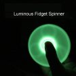 Glow in the Dark Luminous Fidget Hand Finger Tri Spinner Stress Toy Colors Fashion