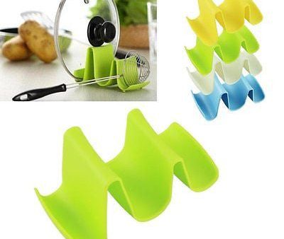 New  Wave Style Pan Pot Cover Spoon Lid Rack Rest Stand Holder Kitchen Utensil Online Sale