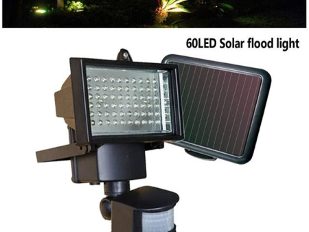 60 LED Garden Outdoor Solar Powerd Motion Sensor Light Security Flood Lamp For Discount