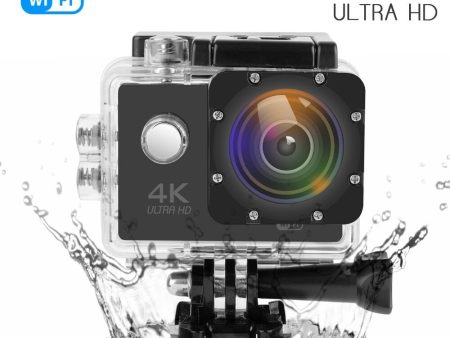 Action Camera 4K Ultra HD Waterproof Sports Camera Wifi 16MP 170 Degree Wide Angle Lens Sports DV Camcorder Online Sale