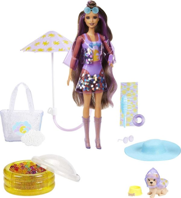 Barbie Color Reveal Doll with 7 Surprises, Color Change and Accessories Supply