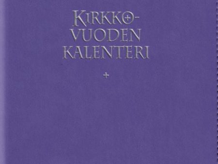 Kirkon viikkokalenteri 2025 + lilat pujotuskannet, kynäpidike Discount