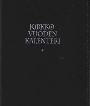 Kirkon viikkokalenteri 2025 + mustat pujotuskannet, kynäpidike Discount