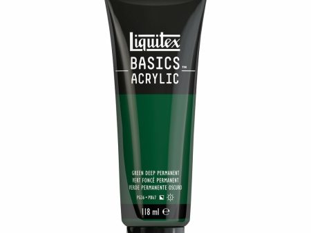 Akryyliväri 118ml 350 Deep Green Permanent Liquitex Basics Acrylic Sale