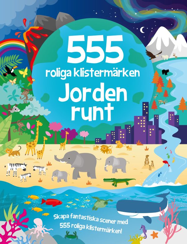 555 roliga klistermärken. Jorden runt For Discount