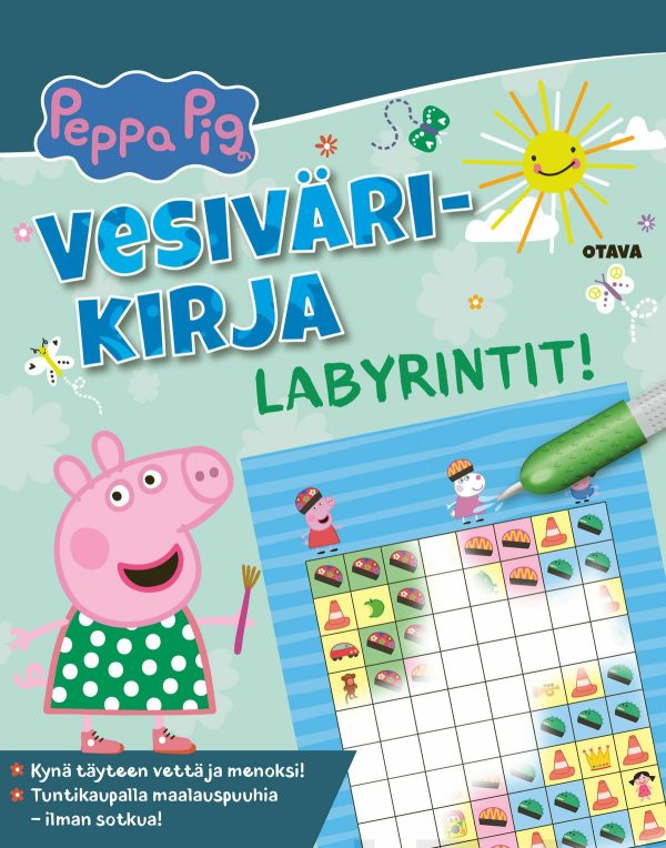 Pipsa Possu - Vesivärikirja Labyrintit! Sale